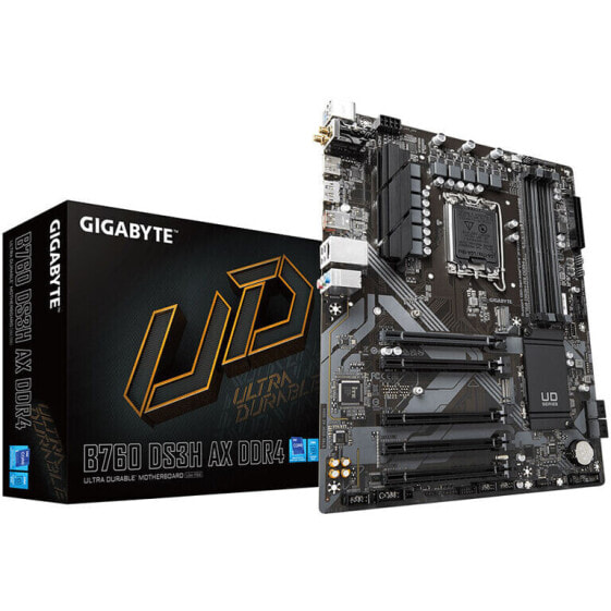 GIGABYTE B760 DS3H AX DDR4, Intel B760 Mainboard - Sockel 1700, DDR4