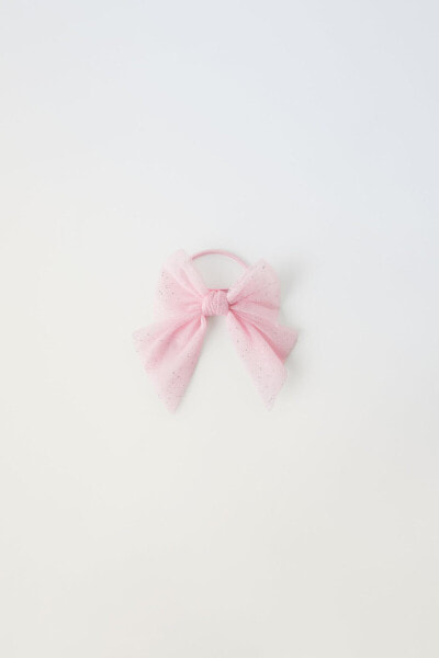 Princess costume scrunchie with embellished bow