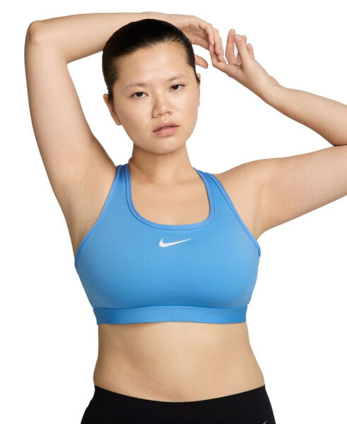 Women's Swoosh Padded Medium-Impact Sports Bra