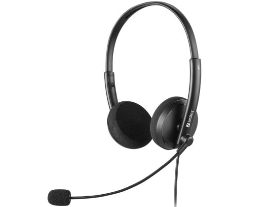 SANDBERG 325-41 - Kopfhörer - Kopfband - Büro/Callcenter - Schwarz - Binaural - 1,5 m