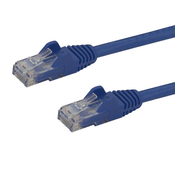 StarTech.com 2m CAT6 Ethernet Cable - Blue CAT 6 Gigabit Ethernet Wire -650MHz 100W PoE RJ45 UTP Network/Patch Cord Snagless w/Strain Relief Fluke Tested/Wiring is UL Certified/TIA - 2 m - Cat6 - U/UTP (UTP) - RJ-45 - RJ-45