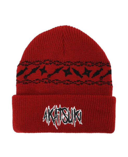 Men's Akatsuki Symbol Adult Ribbed Beanie