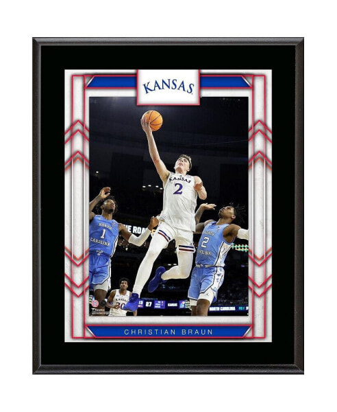 Christian Braun Kansas Jayhawks 10.5" x 13" Sublimated Player Plaque