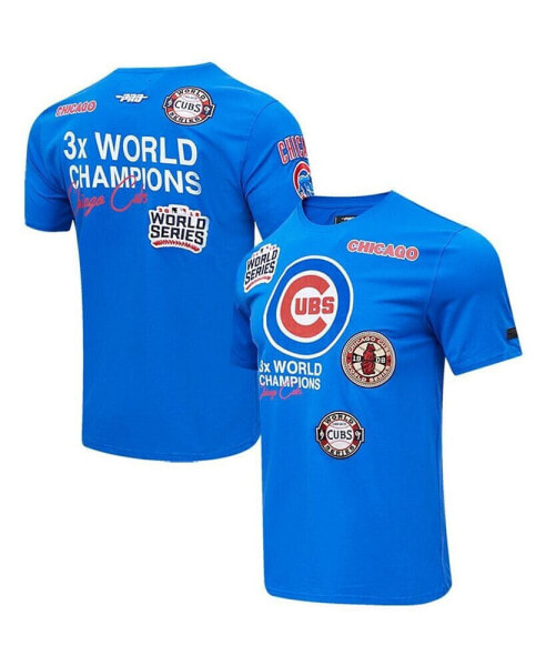 Men's Royal Chicago Cubs Championship T-shirt