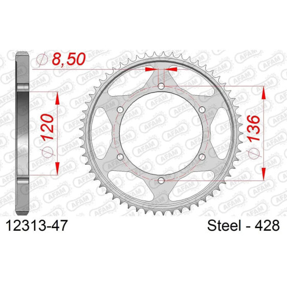 AFAM 12313 Rear Sprocket