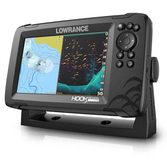 LOWRANCE Hook Reveal 7 TripleShot ROW With Transducer And World Base Map