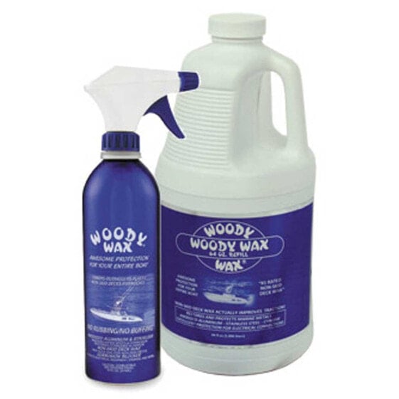 WOODY WAX Fiberglass&Non-Skid Deck Wax 16oz Pulverizer