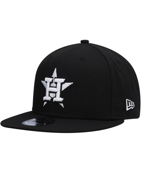 Men's Black Houston Astros Team 9FIFTY Snapback Hat