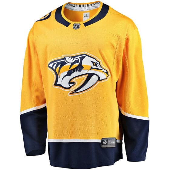 FANATICS NHL Nashville Predators Branded Home Breakaway Long Sleeve Crew Neck T-Shirt