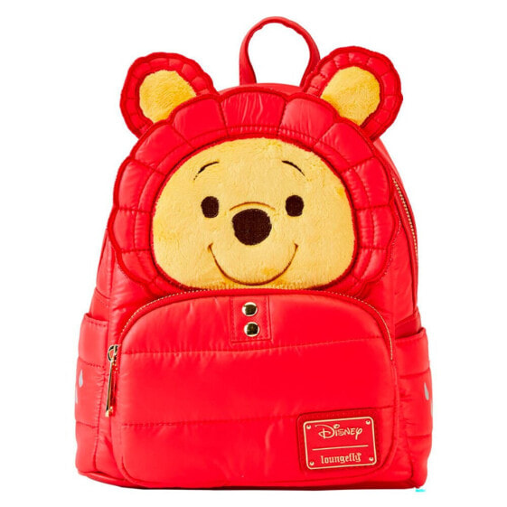 LOUNGEFLY Rainy Day Puffer Jacket Winnie The Pooh Backpack