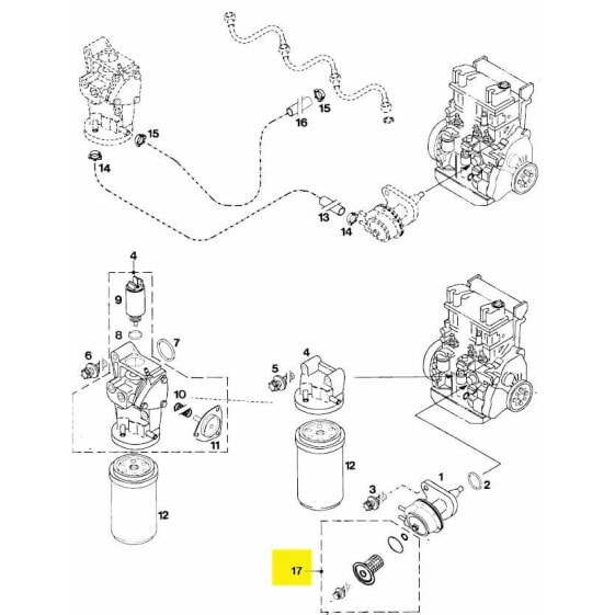 Мотор лодочный Vetus D(T)4.29 Repairset