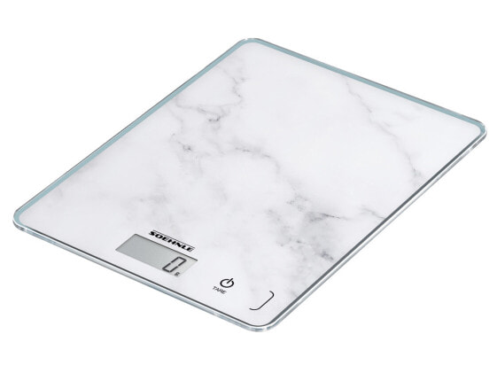 Soehnle Page Compact 300 - Electronic kitchen scale - 5 kg - 1 g - Marble colour - Glass - Countertop