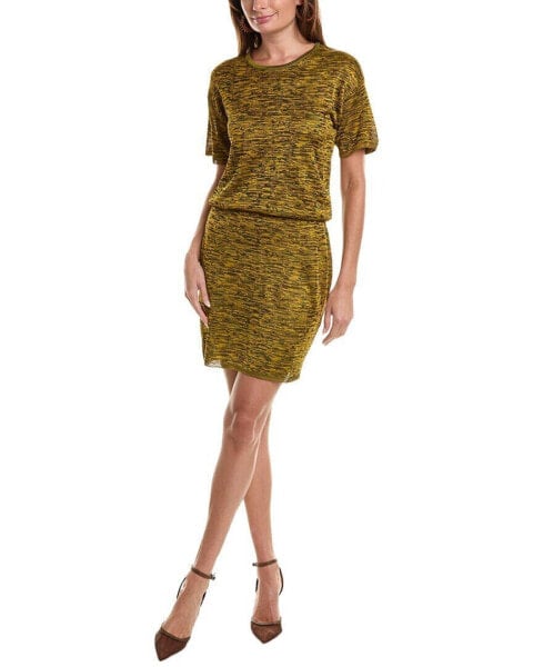 M Missoni Drop-Waist Mini Dress Women's Yellow S