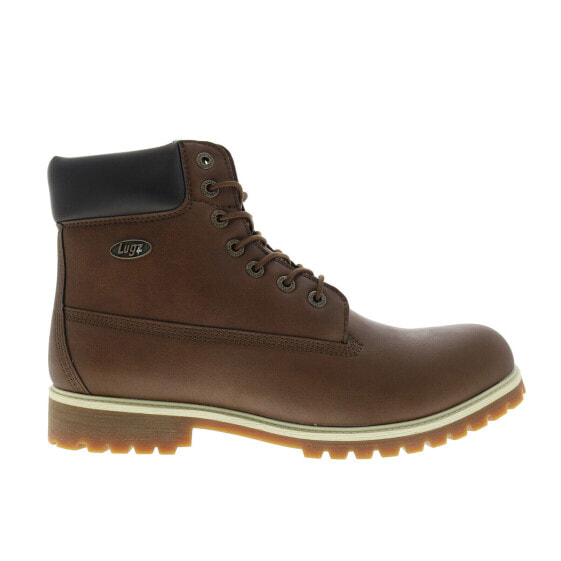 Lugz Convoy Fleece MCNVYFGV-7745 Mens Brown Synthetic Casual Dress Boots