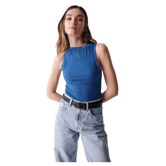 Блузка высокий воротом SALSA JEANS Basic Halter