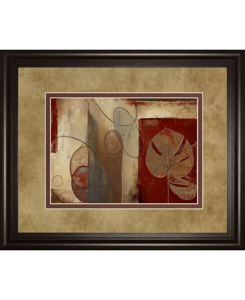 Inspiration in Crimson by Patricia Pinto Framed Print Wall Art, 34" x 40"