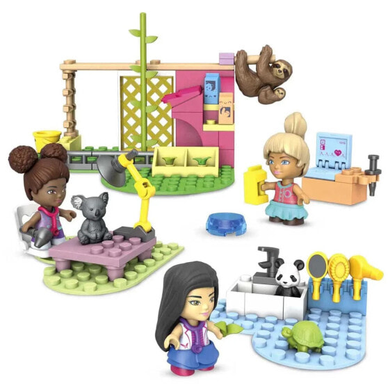 BARBIE This Animal Grooming Station Building Set Features Three Dolls Along With Fun Accessories