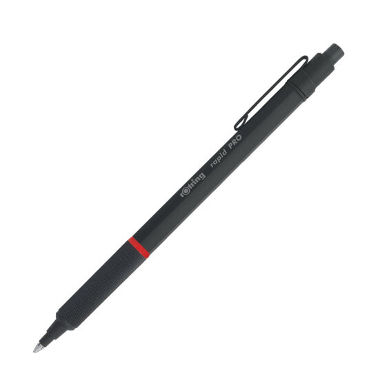 rOtring 1904442 - Clip-on retractable ballpoint pen - Black
