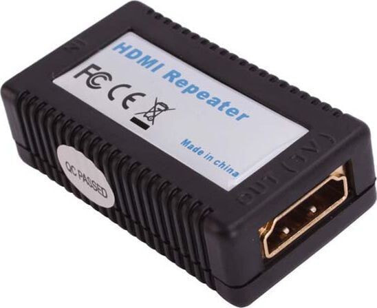 Переходник HDMI - HDMI (F/F) Черный System AV