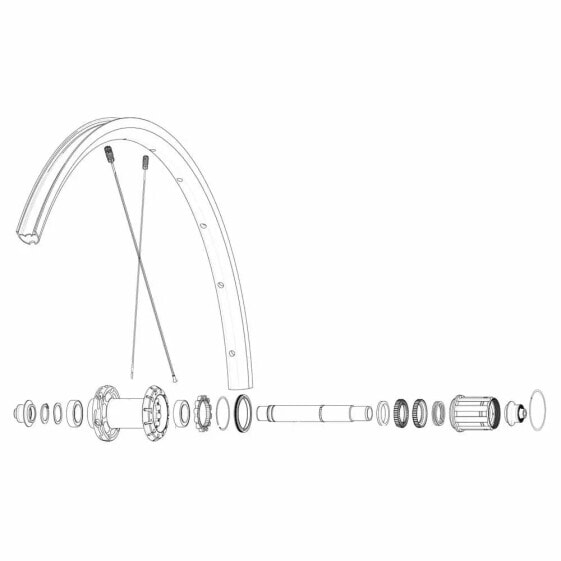 Колесо заднее Mavic Kit 12 Rear Ksyrium S NDS Spokes