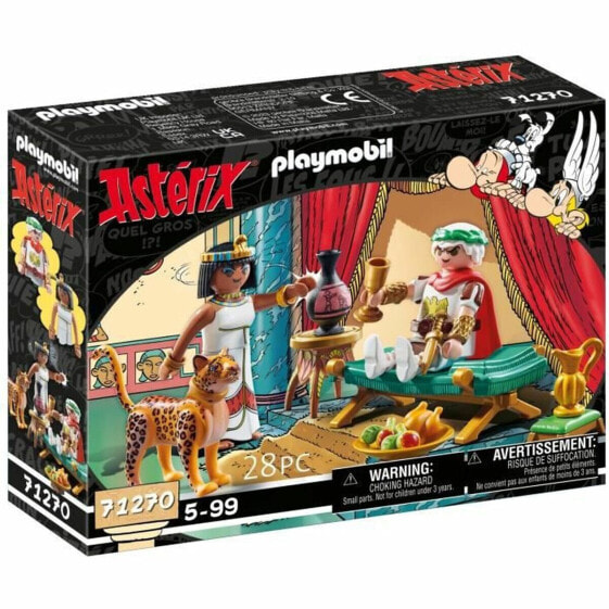 Игровой набор Playmobil 71270 - Астерикс: Цезарь и Клеопатра 28 Предметов