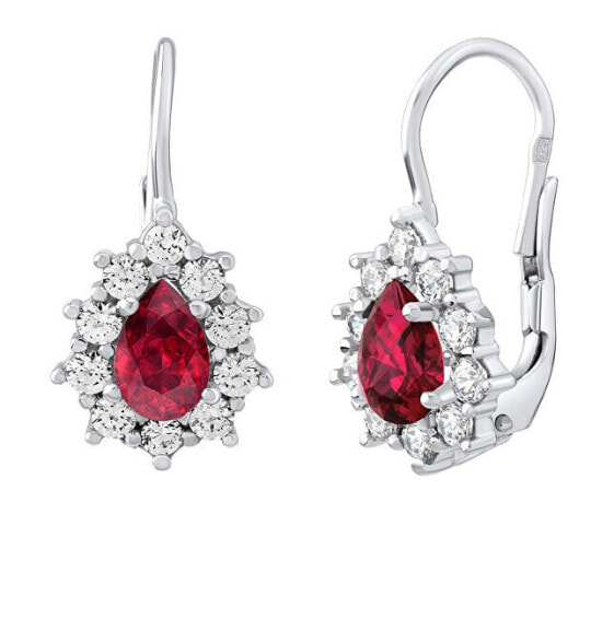 Серьги Silvego Kristin Red Zircon