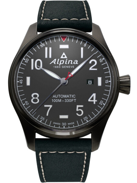 Часы Alpina Startimer Pilot Black