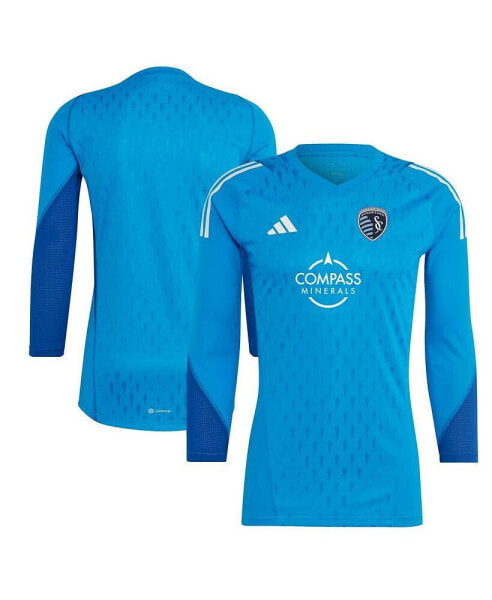 Men's Blue Sporting Kansas City 2023 Goalkeeper Long Sleeve Replica jersey