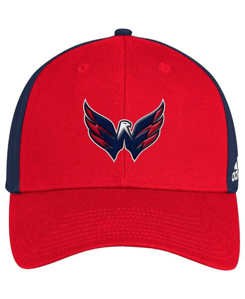 Men's Red, Navy Washington Capitals Team Adjustable Hat