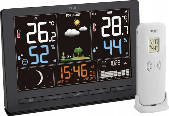 Stacja pogodowa TFA TFA 35.1118.01 black SEASON Wireless Weather Station