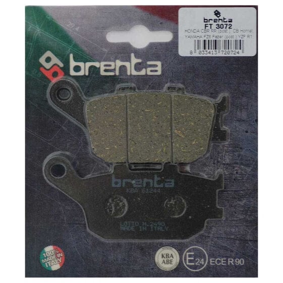 BRENTA MOTO 3072 Rear Organic Brake Pads