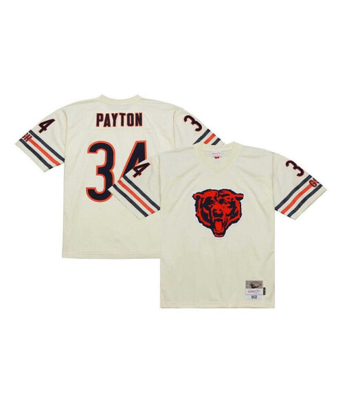 Men's Walter Payton Cream Chicago Bears Chainstitch Legacy Jersey