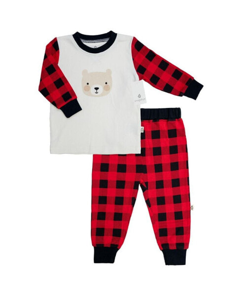 Baby Boys Buffalo Plaid Pajama, 2 Piece Set