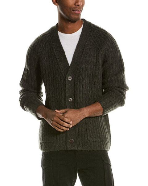 Vince Alpaca & Wool-Blend V-Neck Cardigan Men's Green L