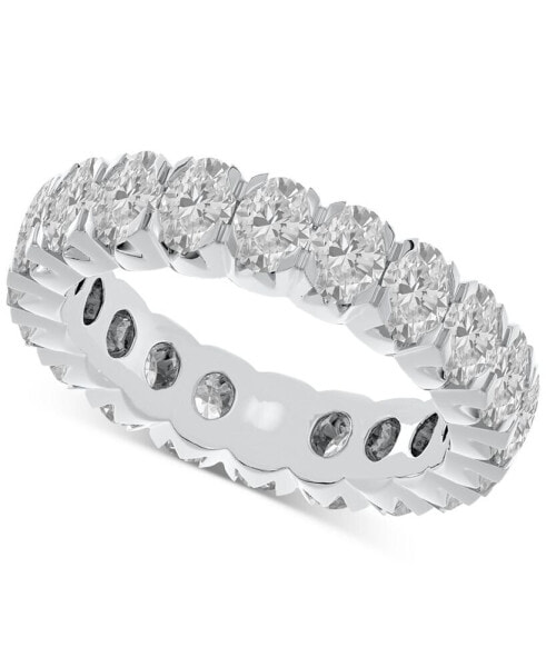 Diamond Oval-Cut Eternity Band (4 ct. t.w.) in 14k Gold (Also in Platinum)