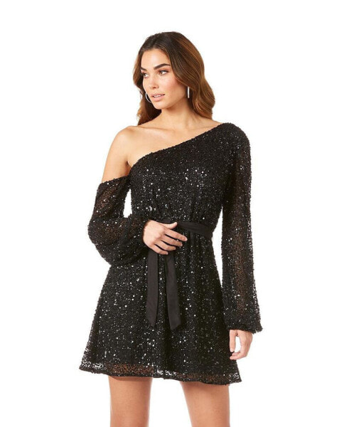 Women's One Shoulder Cocktail Dress