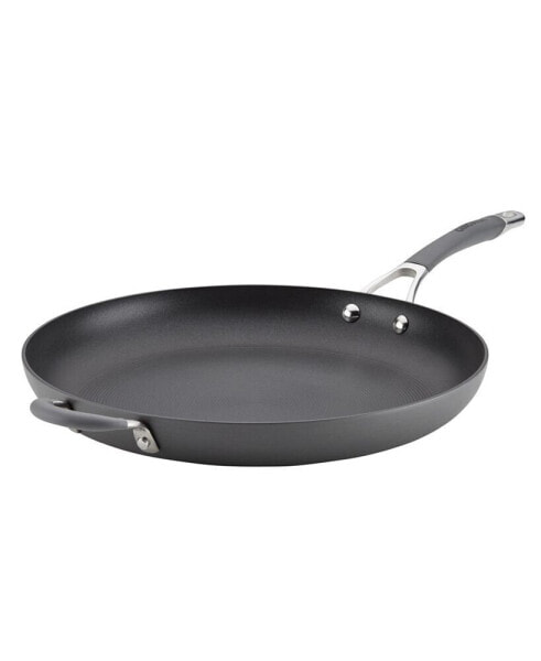Radiance Hard Anodized Aluminum Nonstick 14" Frying Pan with Helper Handle