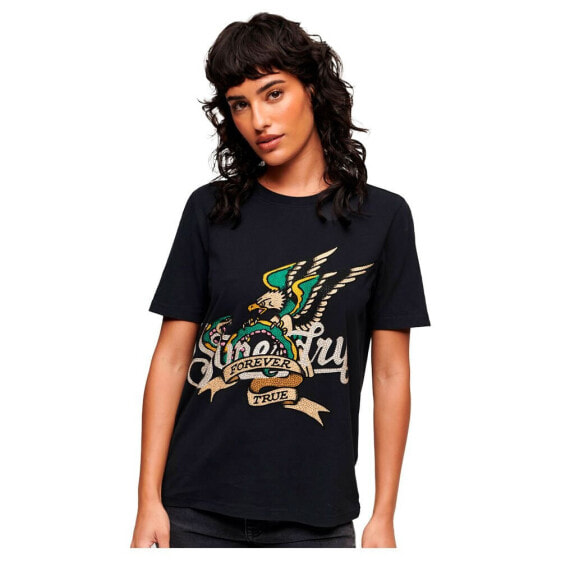 SUPERDRY Tattoo Script Graphic short sleeve T-shirt