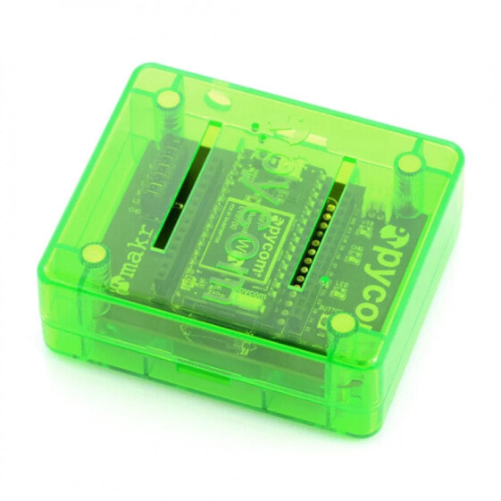 Pycase Green - case for WiPy module and Expansion Board - green