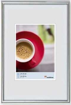 walther design Galeria - Plastic - Silver - Single picture frame - 30 x 40 cm