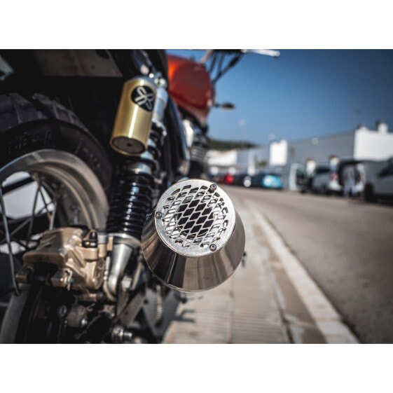 GPR EXHAUST SYSTEMS Ultracone Inox Cafè Racer Silencer Without Link Pipe R 60 73-76 Homologated