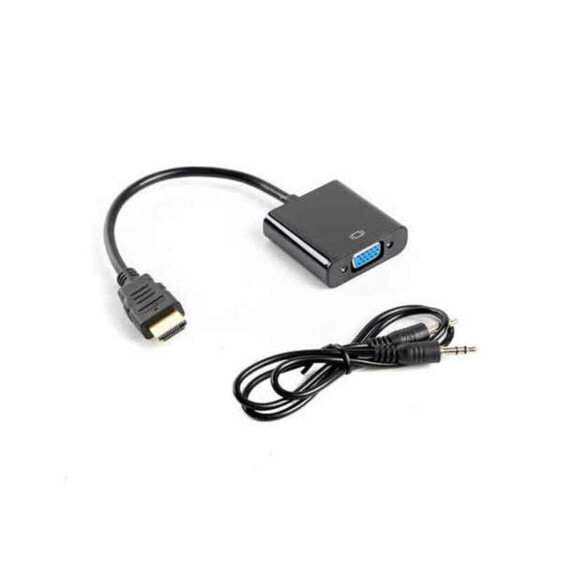 Адаптер HDMI—VGA Lanberg AD-0017-BK Чёрный 20 cm
