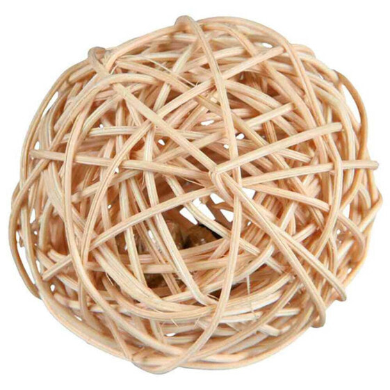 TRIXIE Bell Wicker Ball Ø4 cm