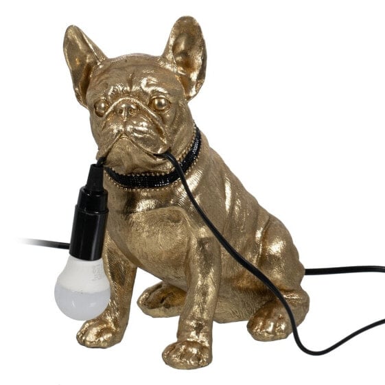 Настольная лампа Пёс Позолоченный 40 W 220-240 V 25 x 15 x 29 cm