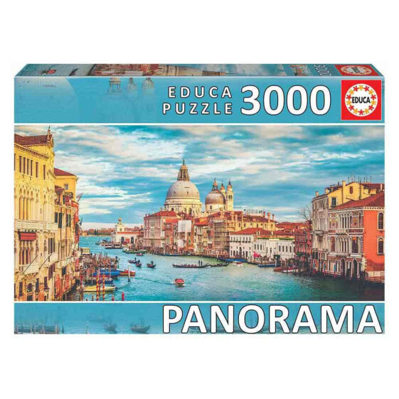 EDUCA BORRAS 3000 Pieces Gran Canal De Venecia Panorama Wooden Puzzle
