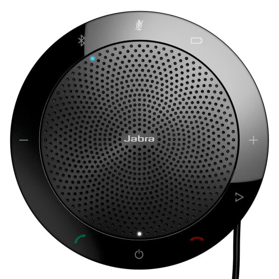 Jabra Speak 510+ MS - Universal - Black - Cisco - Avaya - Siemens - Omnidirectional - Wired & Wireless - USB/Bluetooth