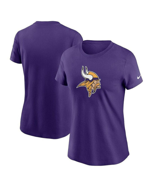 Women's Purple Minnesota Vikings Primary Logo T-Shirt