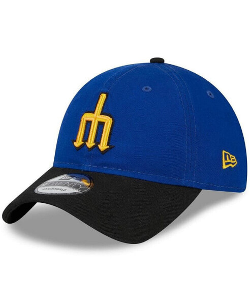 Men's Royal, Black Seattle Mariners 2023 City Connect 9TWENTY Adjustable Hat