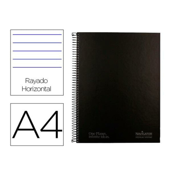 Notebook Navigator NA41 Black A4 80 Sheets