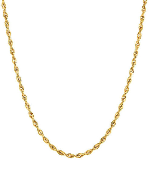 Macy's glitter Rope Link 18" Chain Link Necklace in 14k Gold